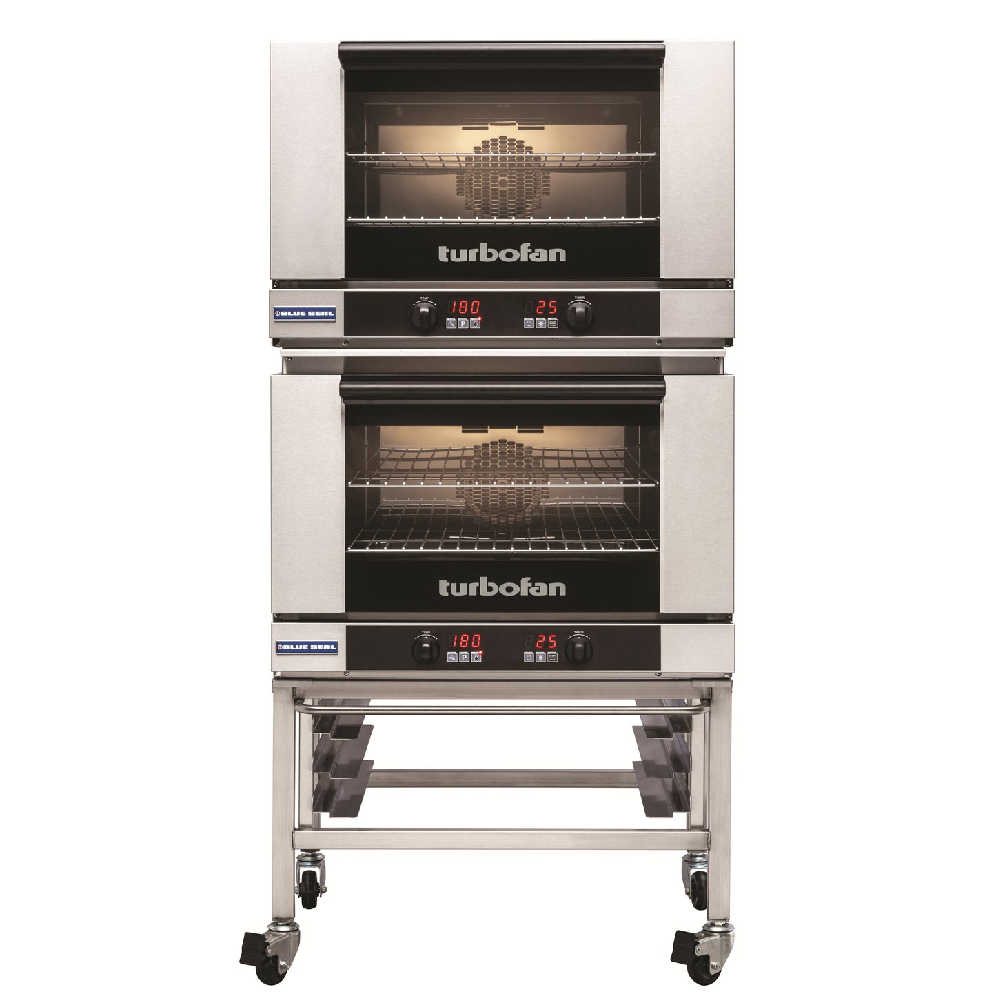 Blue Seal Countertop Convection Oven E27D2 two ovens stacked