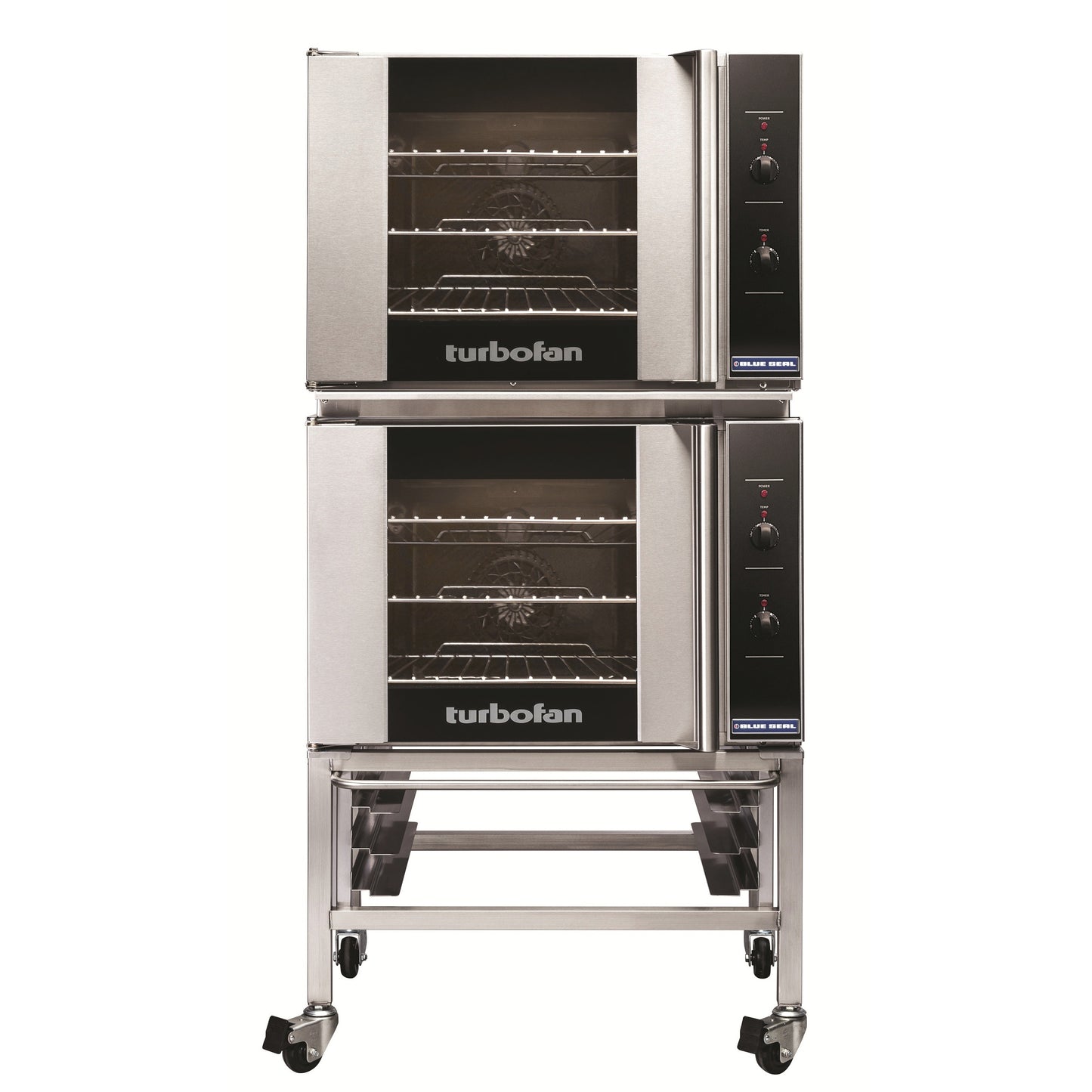 Blue Seal 3-Shelf 2.3kW Countertop Convection Oven (E30M3) 2 ovens stacked