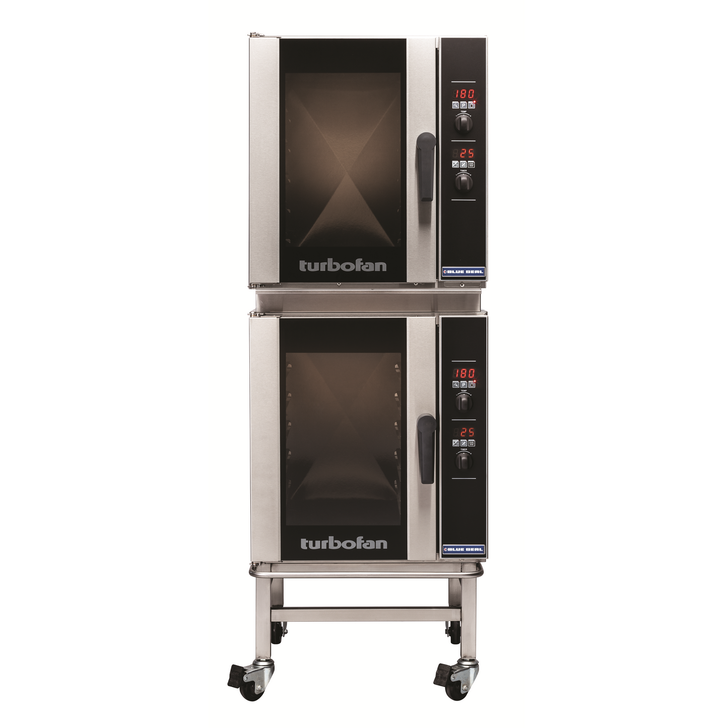 Blue Seal Countertop Convection Oven E33D5 two ovens stacked