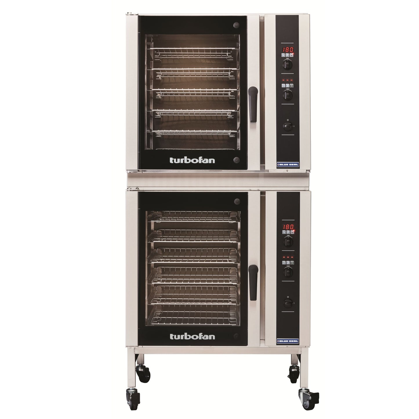 Blue Seal Countertop Convection Oven E35D6 two units on stacking kit