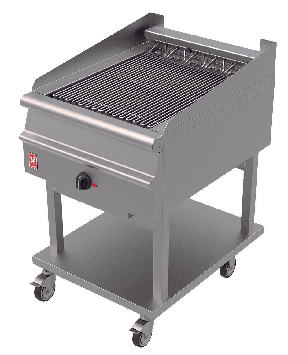 Falcon Electric Chargrill E3625 on stand with castors
