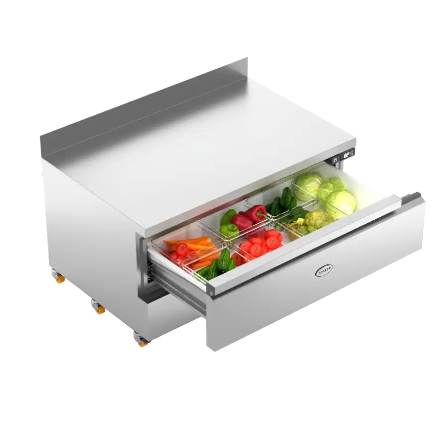 Foster 1-Drawer Undercounter Refrigerator/Freezer FFC3-1 open