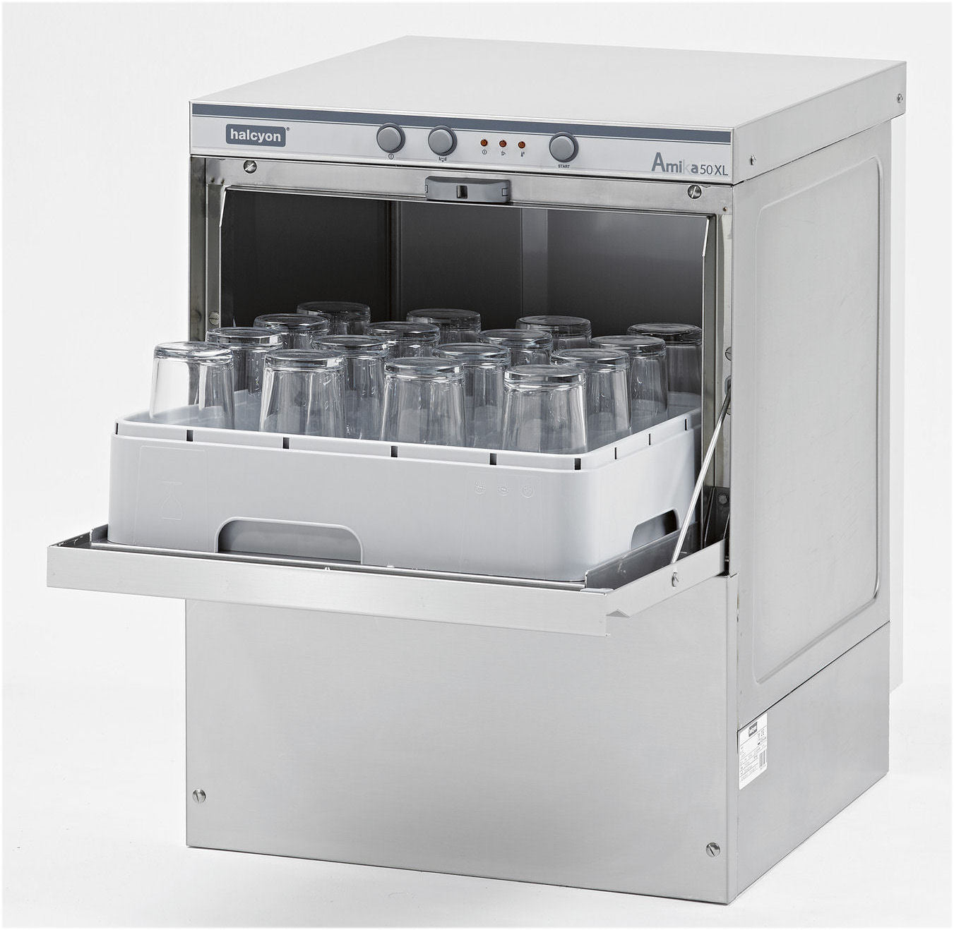 Amika Undercounter Glasswasher AMH50/D Open