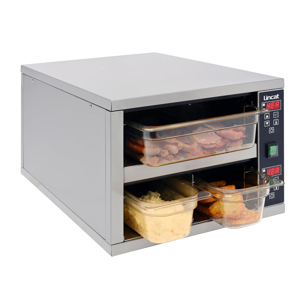 Lincat Electric Warming Bin HHB12100 loaded