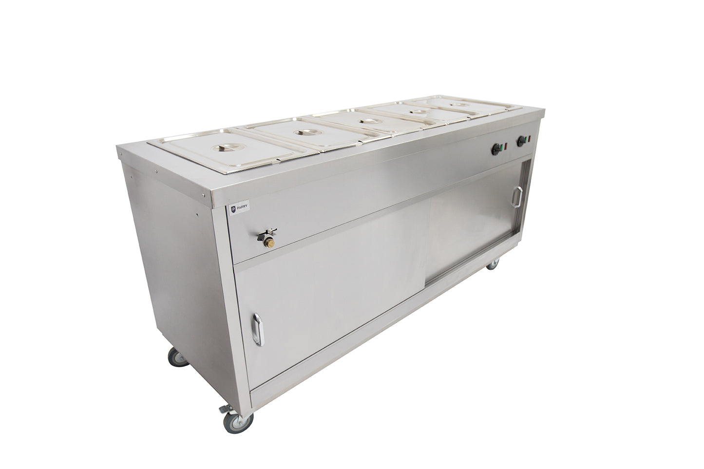Parry Mobile Bain Marie Hot Cupboard HOT18BM front left view