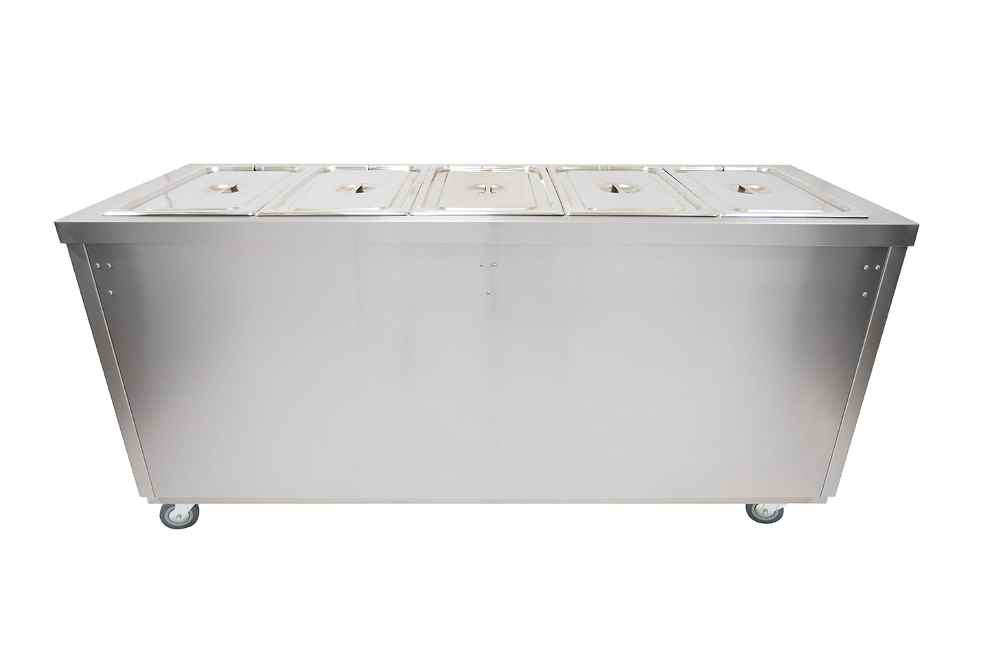 Parry Mobile Bain Marie Hot Cupboard HOT18BM with pans