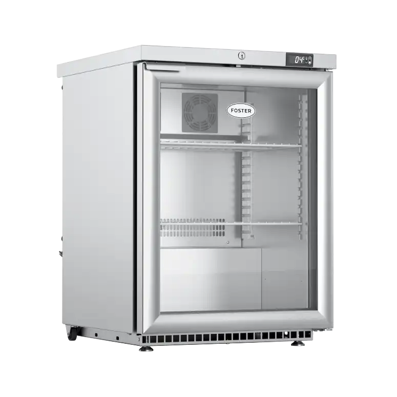 Foster Single Door Undercounter Refrigerator with glass door (HR150G)