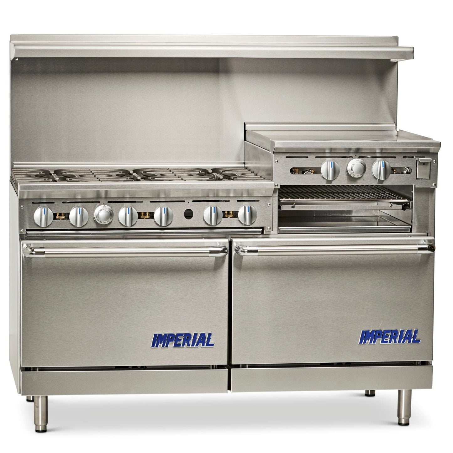 Imperial 6-Burner Gas Range & Griddle (IR-6-RG24)