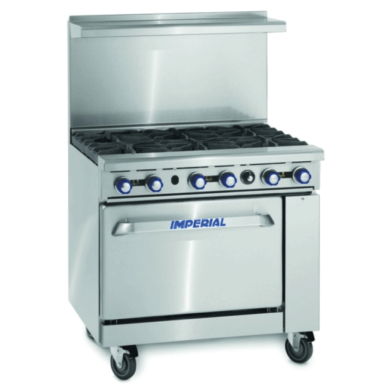 Imperial 6-Burner Gas Range IR-6