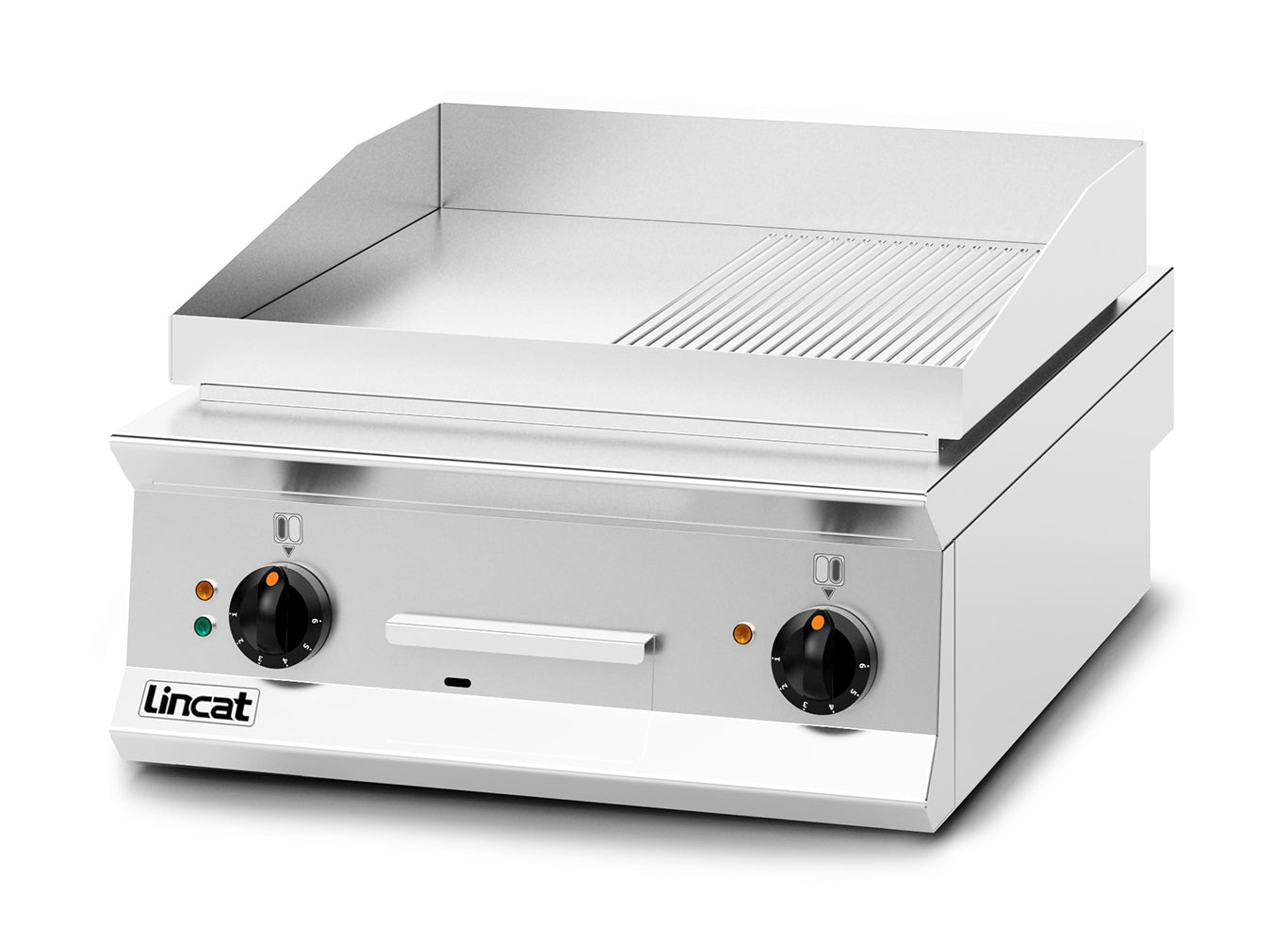 Lincat Griddle OE8205 with half ribbed plate