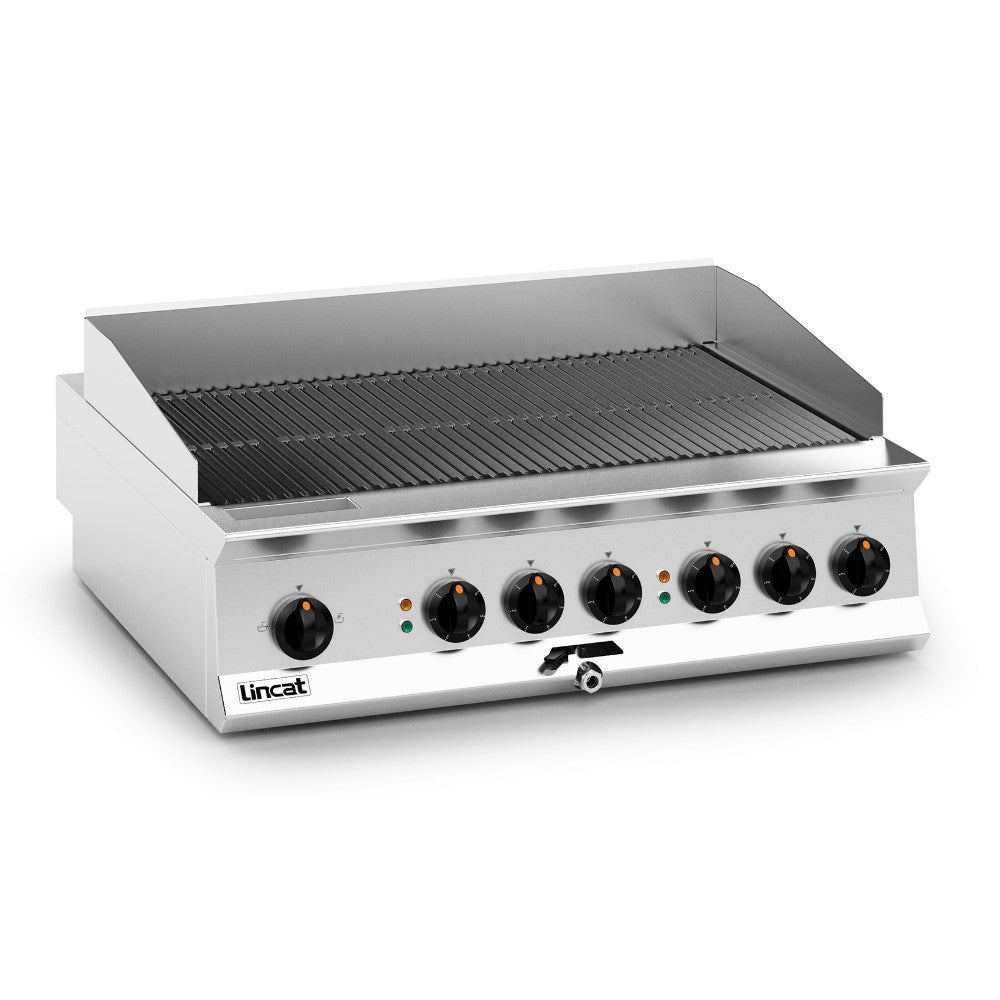 Lincat Electric Chargrill OE8406 front left view