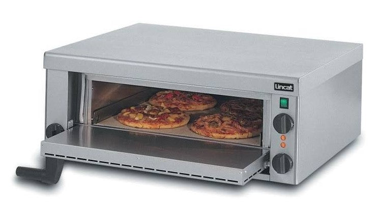 Lincat Pizza Oven PO49X open and loaded