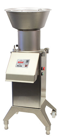 Hallde Veg Prep Machine RG-300i with feed hopper