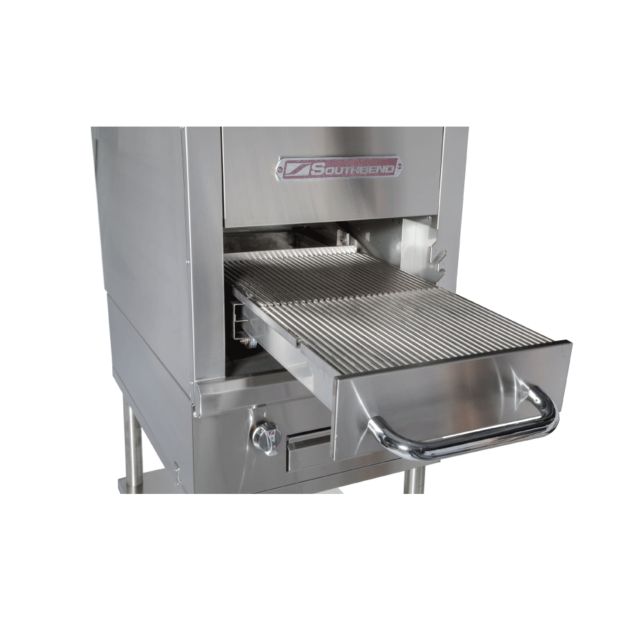 Southbend Gas Charbroiler with drawer pulled out HDB-24