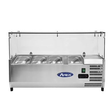 Atosa Refrigerated Topping Unit VRX1200 with glass top