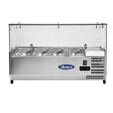 Atosa Refrigerated Topping Unit VRX1200 with glass top