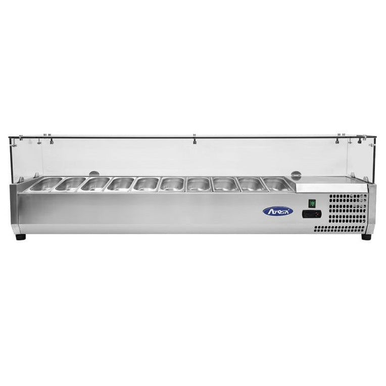 Atosa Refrigerated Topping Unit VRX2000/330S with glass top