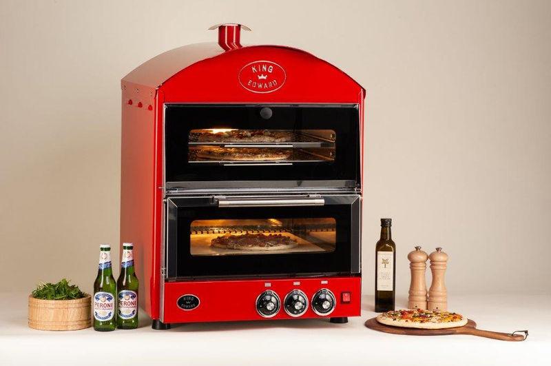 King Edward Pizza Oven PK1W in red