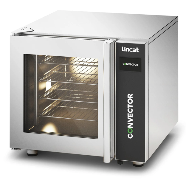 A convection oven designed for efficient and consistent cooking in commercial kitchen environments.