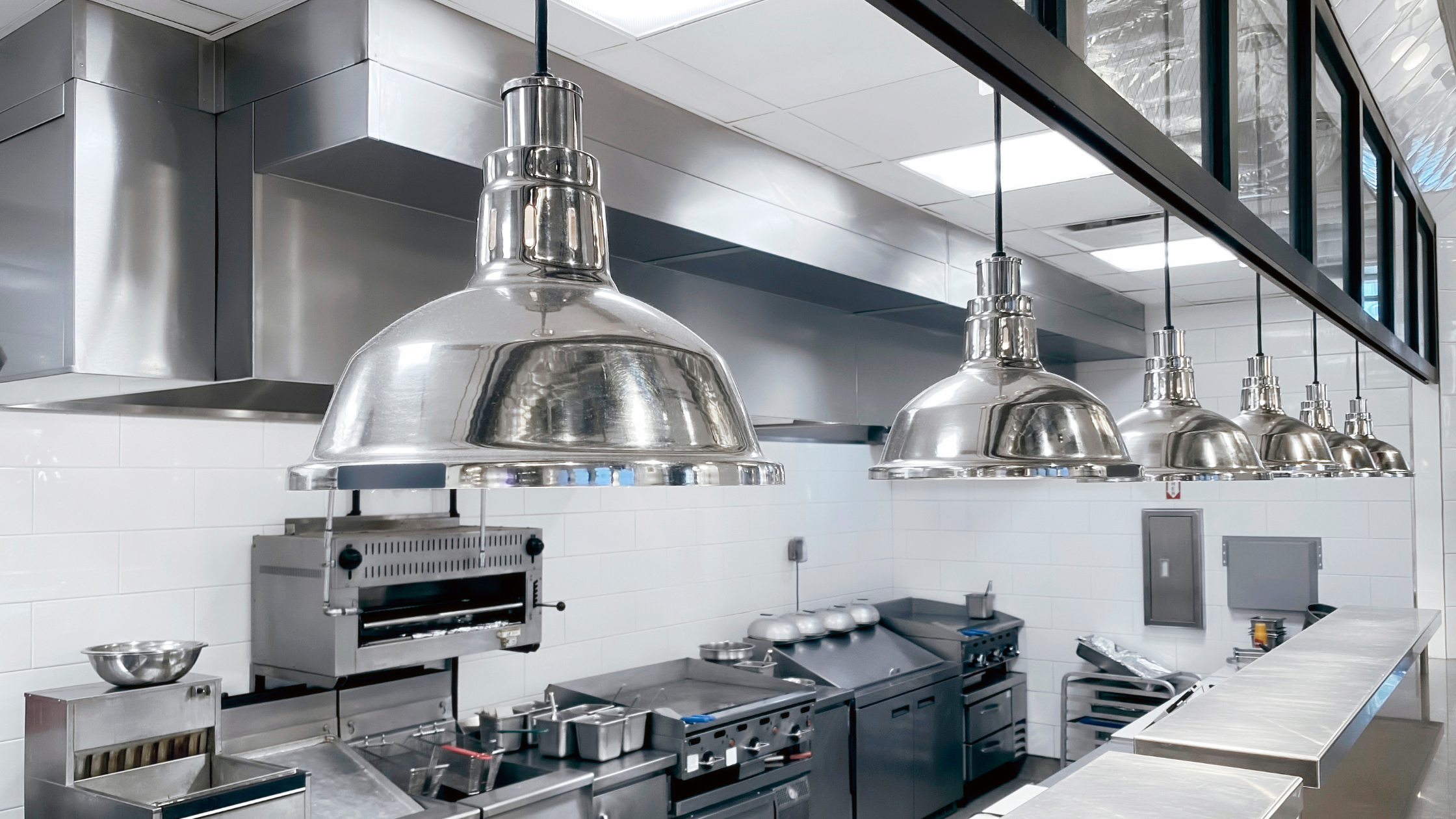 Commercial kitchen equipment that has been repaired after considering the cost that it would take to replace it.