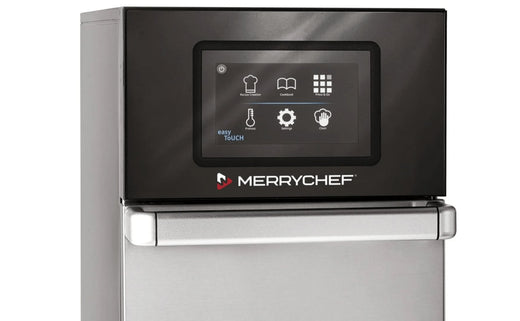 A Merrychef high-speed oven is used in a coffee shop kitchen to help reduce energy consumption.