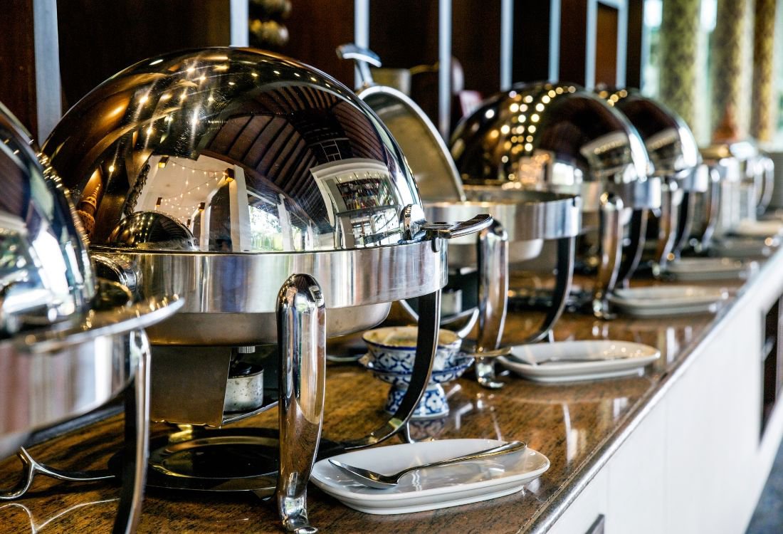 Church kitchen equipment being used during Easter service to ensure a smooth and easy service. 