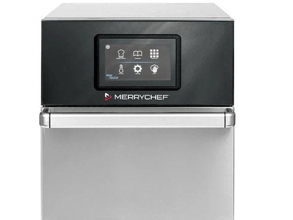 ​A Merrychef Connex oven showing programmable digital controls.