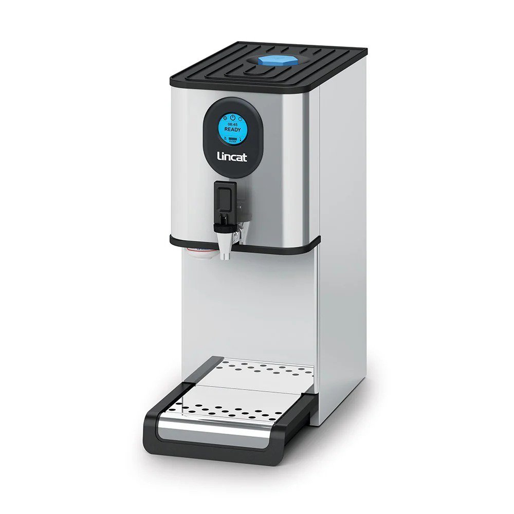 A Lincat water boiler being used in a coffee shop.