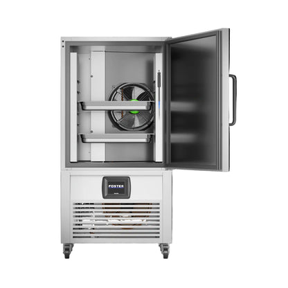 Foster Blast Freezer inside view, empty shelves (BFT-48-SS)