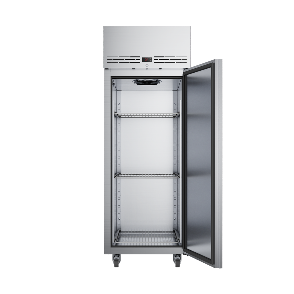 Foster 600L Single Door Refrigerator KU1H front view with open door