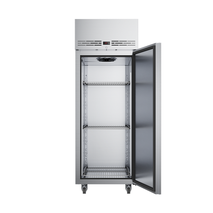 Foster 600L Single Door Refrigerator KU1H front view with open door