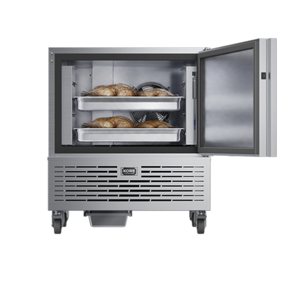 Foster 10kg Blast Chiller (KB5) with open door, full shelves