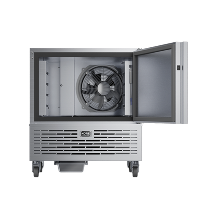 Foster 20kg Blast Chiller (KB6) with open door and fan showing
