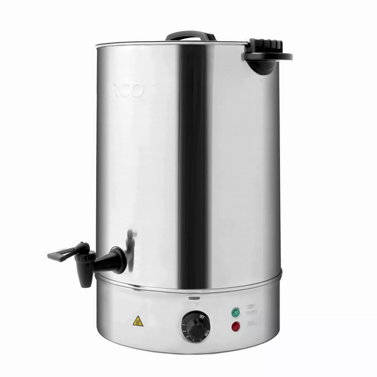 Burco 10L Urn (MFCT10ST) side view and controls