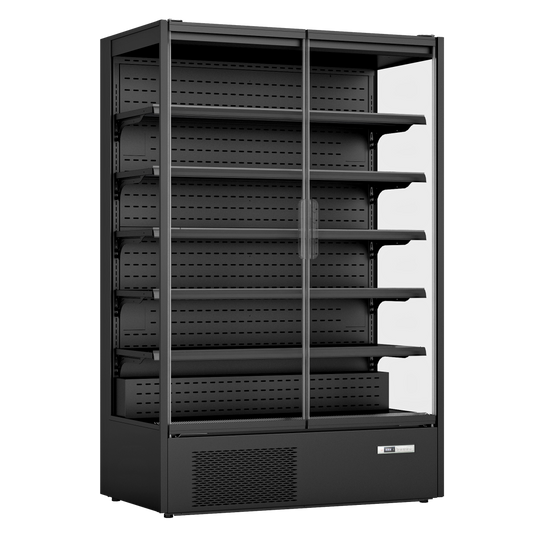 Prodis 1300mm Refrigerated Multideck, Black (XMD1250-P-FGD-K)