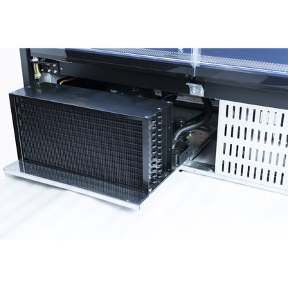 Prodis 1300mm Refrigerated Multideck, Black (XMD1250-P-FGD-K) slide out controller