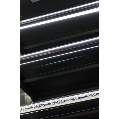 Prodis 1300mm Refrigerated Multideck, Black (XMD1250-P-FGD-K) LED lighting