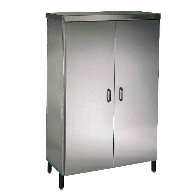 Stainless steel tall COSHH cupboard