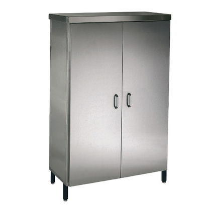 Stainless steel tall COSHH cupboard