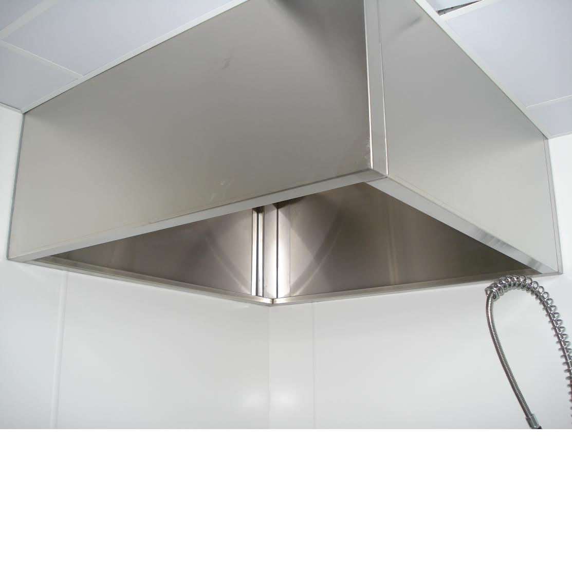 Stainless Steel Condense Canopy in situ