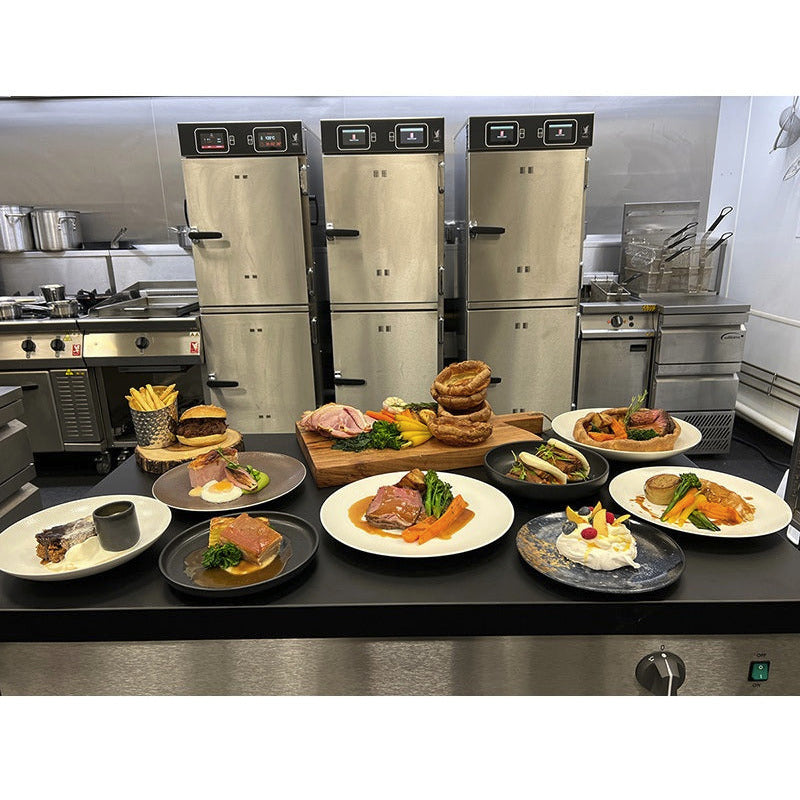 Falcon Cook and Hold Ovens in situ in a kitchen