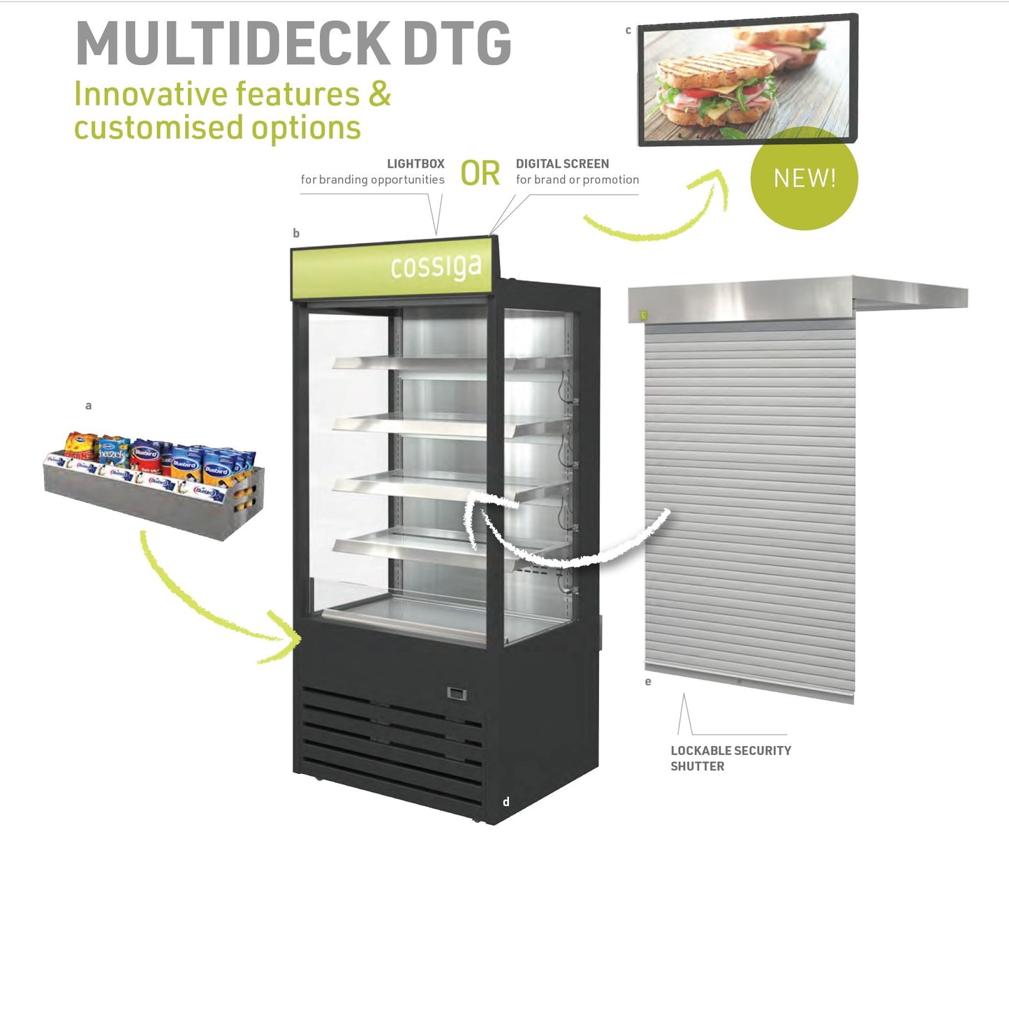 Cossiga DTG Multideck Accessories