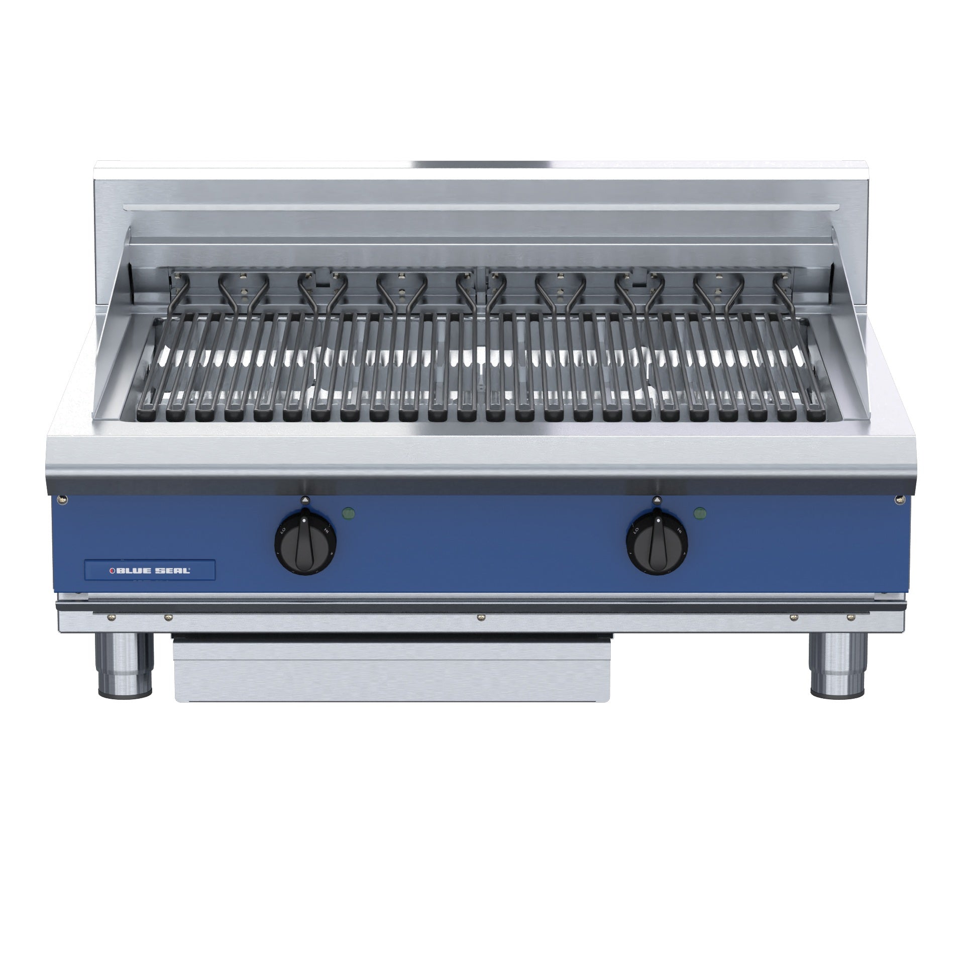 Blue Seal 900mm Electric Chargrill front view E596D