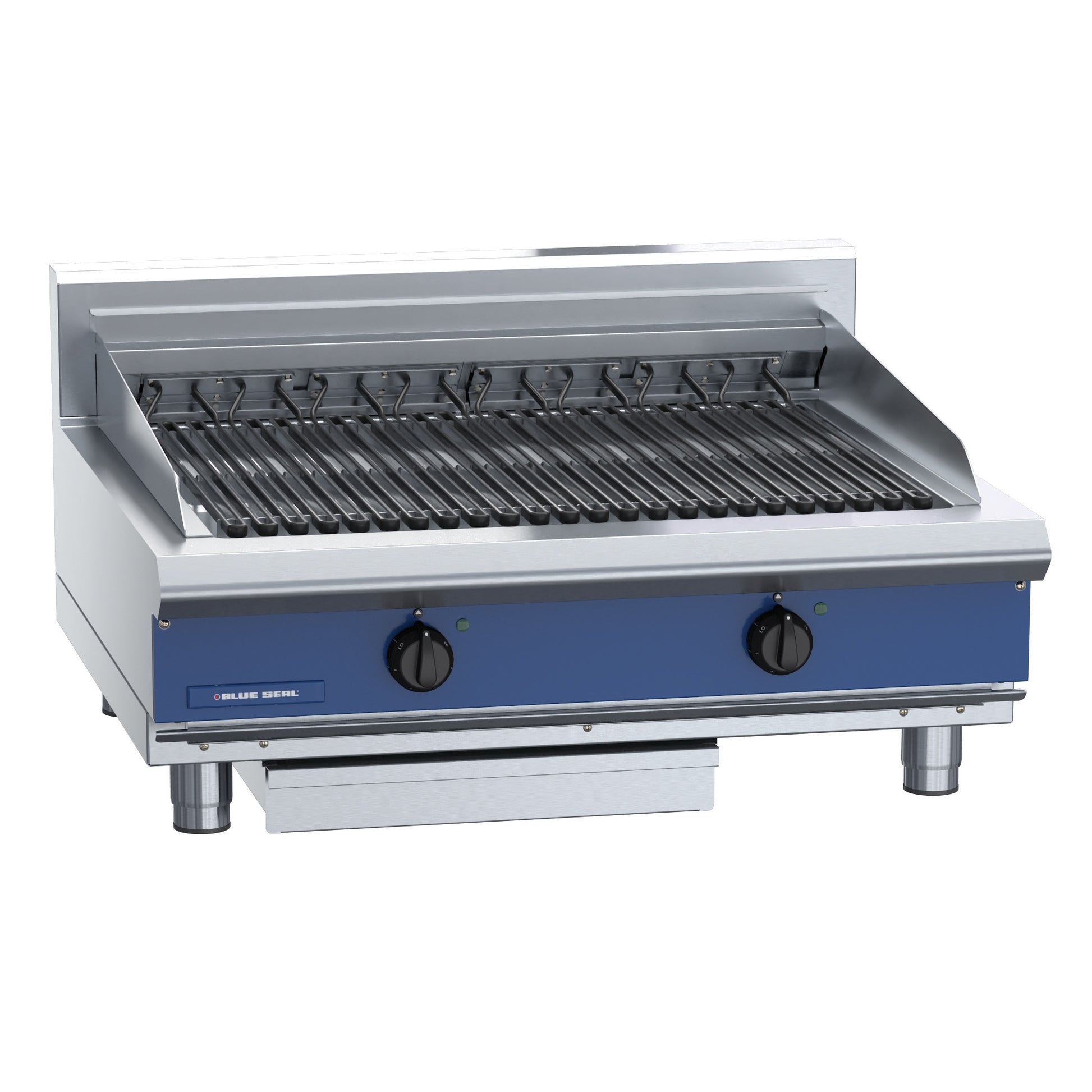 Blue Seal 900mm Electric Chargrill left view E596D