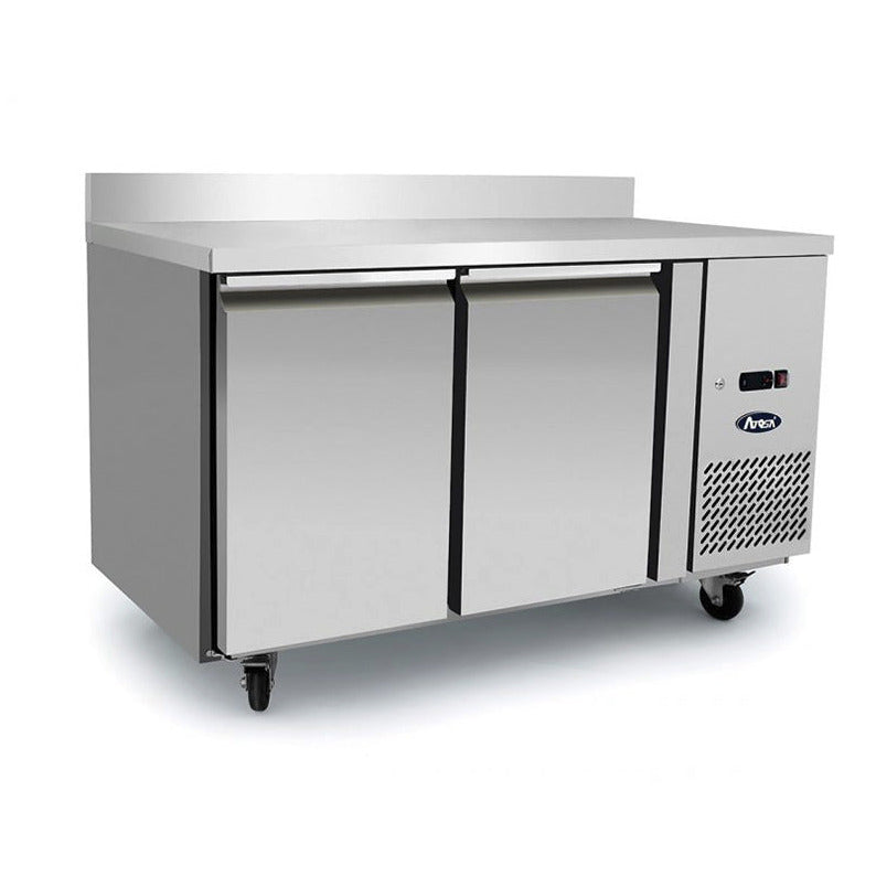 Atosa 2-Door Counter Refrigerator EPF3422 with splashback 