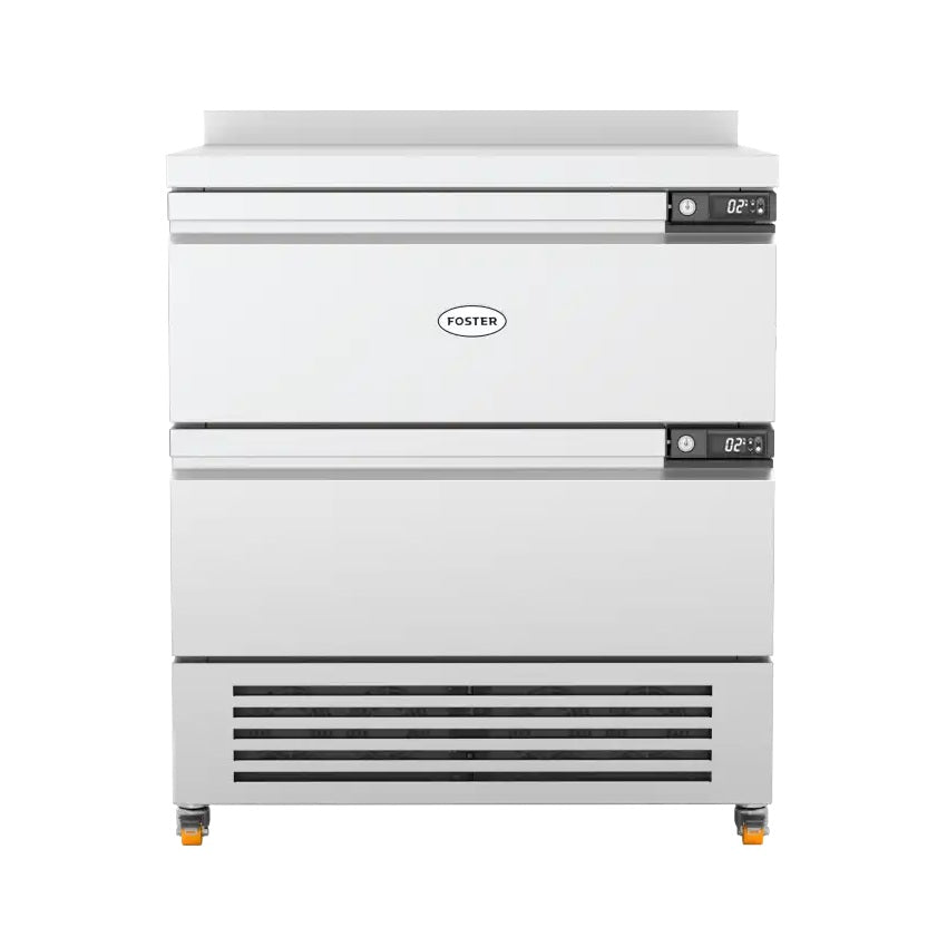 Foster 2-Drawer Counter Refrigerator/Freezer FFC4-2 with splashback