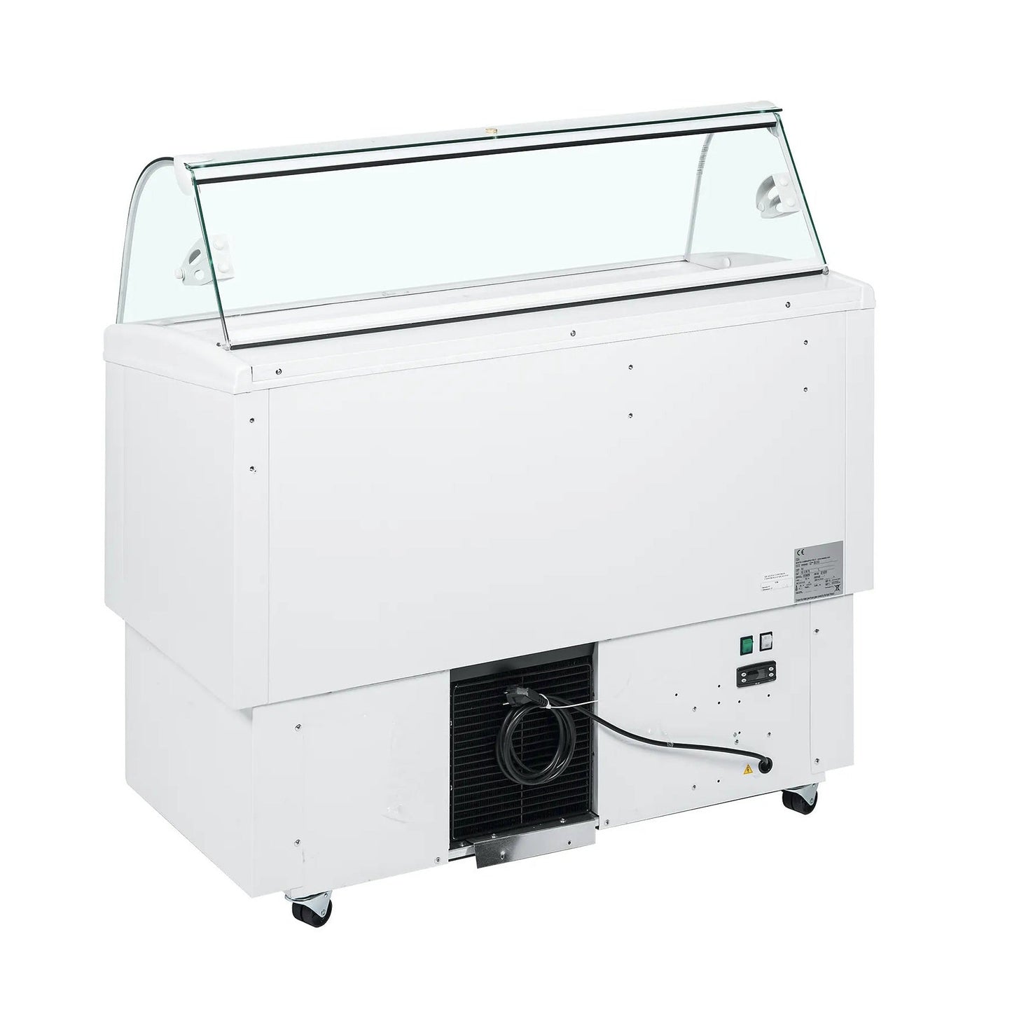 Tefcold 6-pan Ice Cream Freezer (FIJI 6) rear view