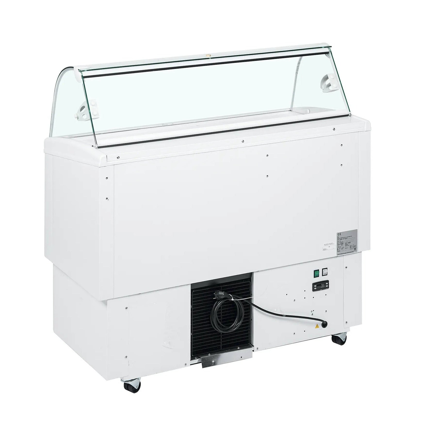 Tefcold 6-pan Ice Cream Freezer (FIJI 6) rear view