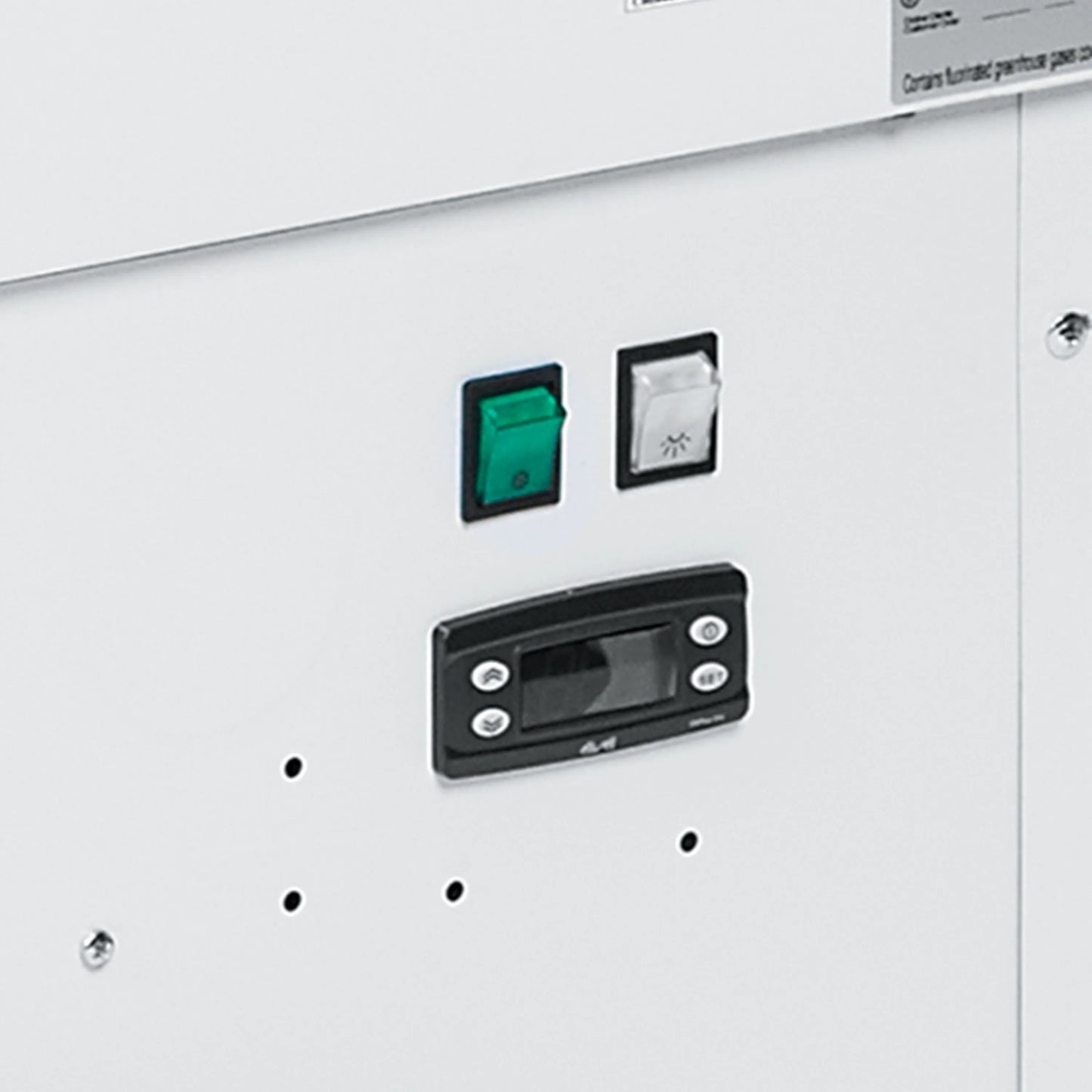 Tefcold 4-pan Ice Cream Freezer (FIJI 4) control panel