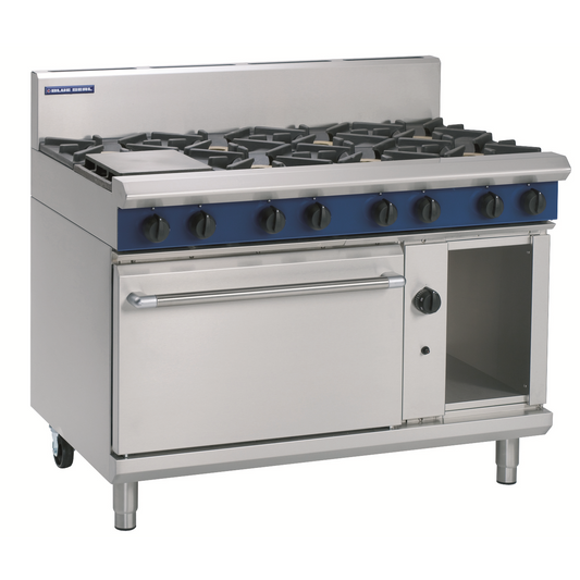 Blue Seal 8-Ring Gas Range G508D